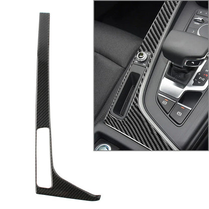 Carbon Fiber Console Gear Shift Trim Cover for Audi A4 B9 A5 S5 (2017-2020)