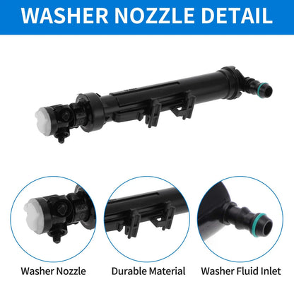 Front Driver Side Headlight Washer Nozzle for Mercedes-Benz ML350 (2012-2015)