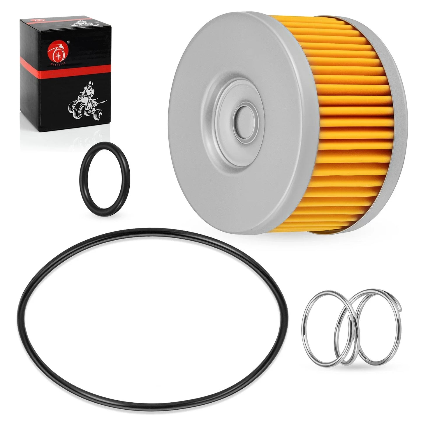 Oil Filter & O-ring w/ Spring for Suzuki SP500, SP600 (1981–1985)