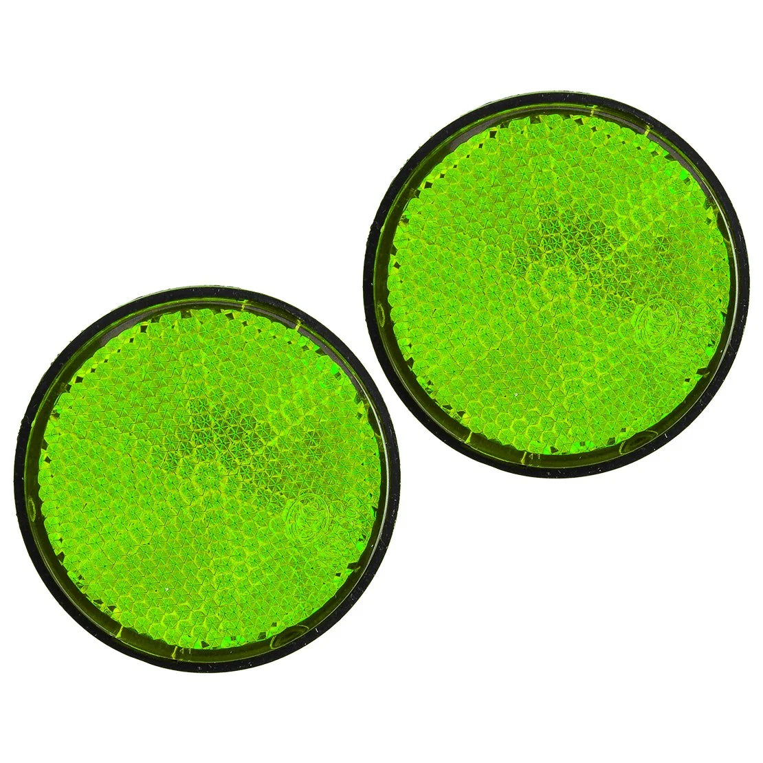 2 x Round Motorcycle Front Fork Reflectors for Honda Kawasaki
