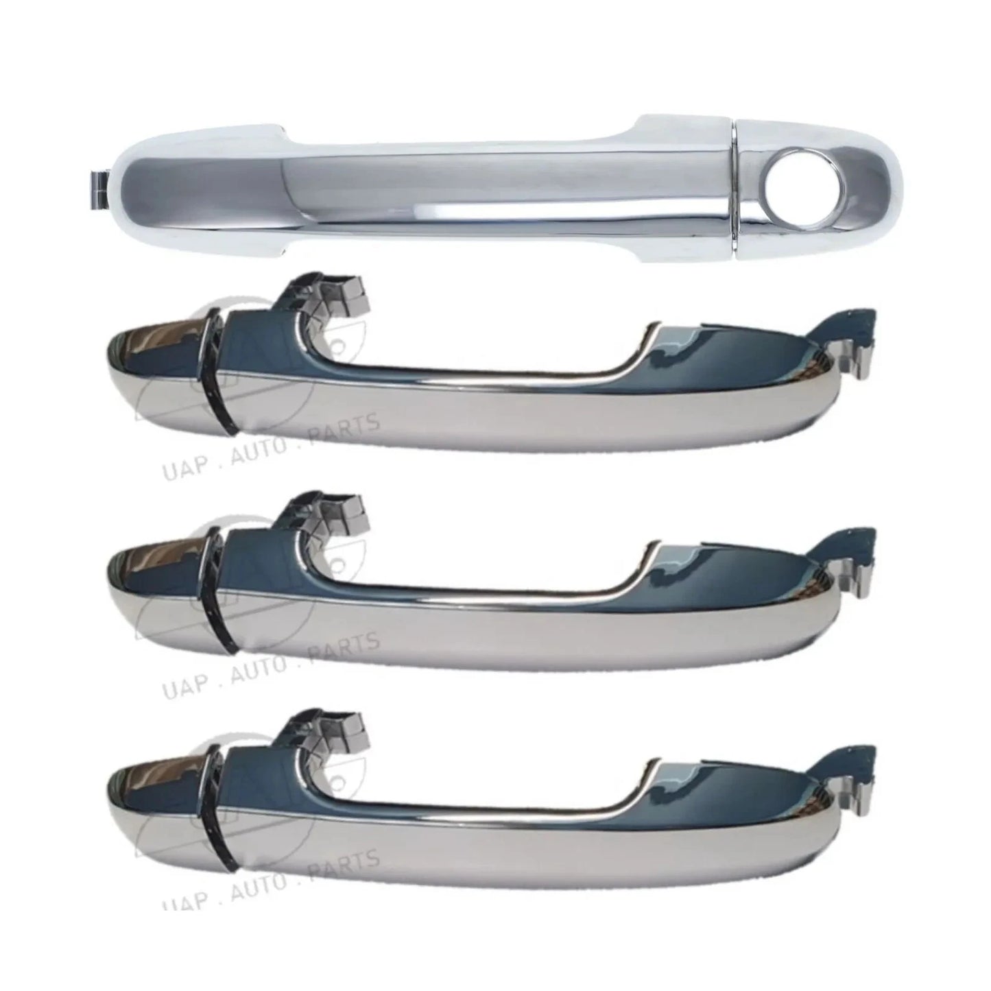 Set of 4 Chrome Outer Door Handles for Hyundai i20 PB (2009–2015)