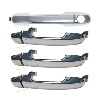 Set of 4 Chrome Outer Door Handles for Hyundai i20 PB (2009–2015)