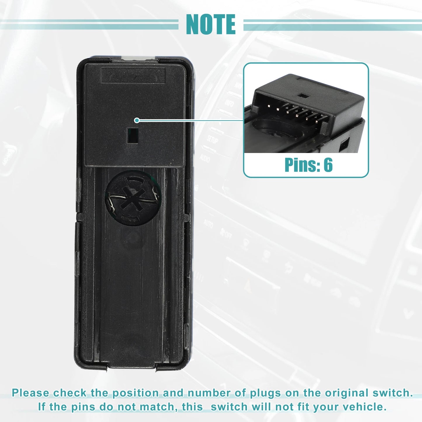 Front Emergency Light Warning Switch for BMW 323Ci (2000–2006)
