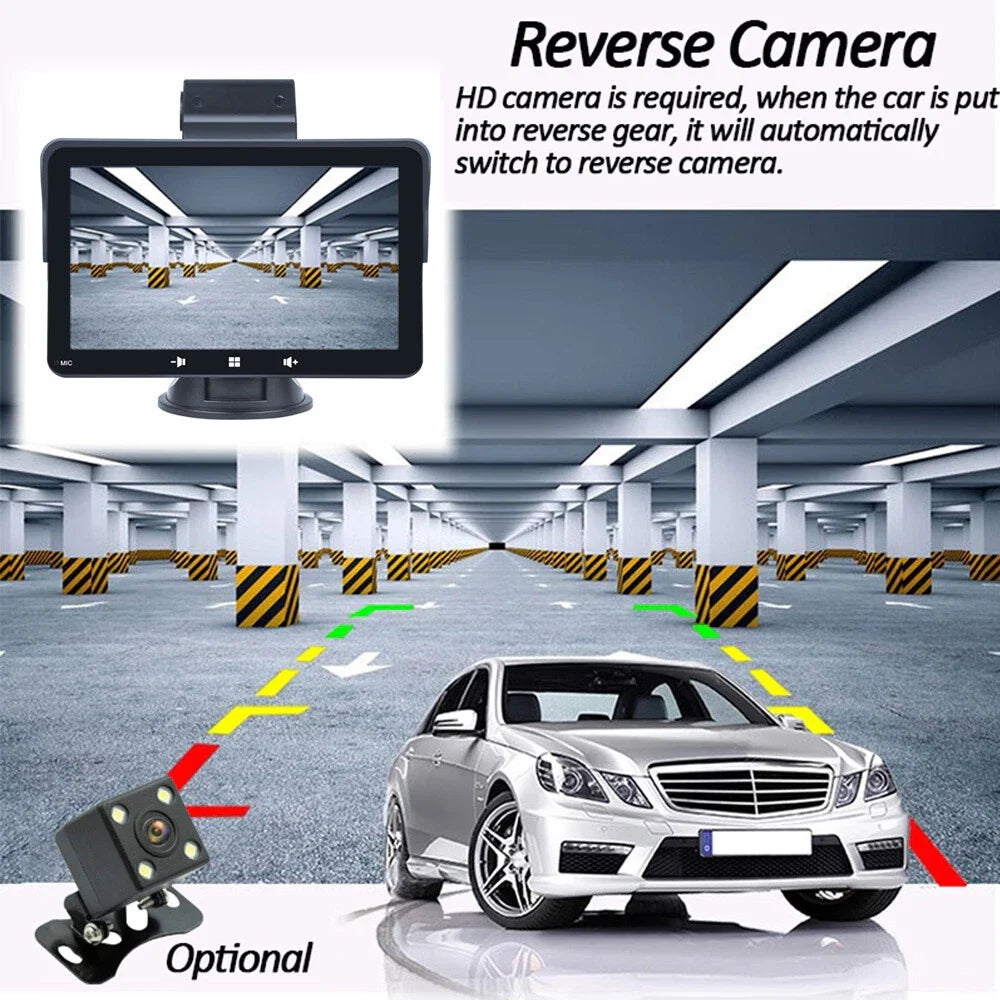 7" Touch Screen Multimedia Player w/ DVR & 64G TF Card for Car - Carplay FM BT