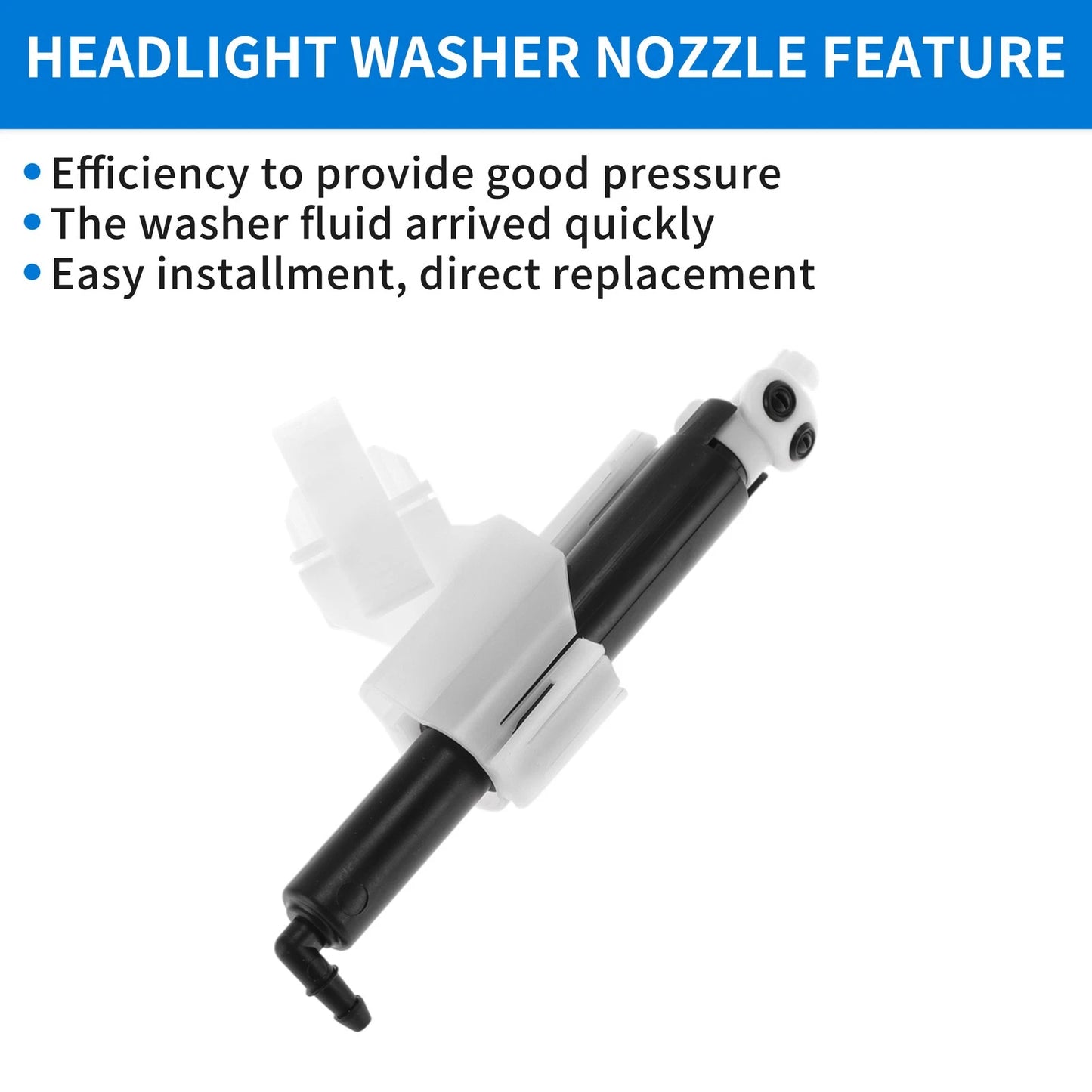 Right Driver Side Headlight Washer Nozzle for Ford Mondeo MK4 (2007–2014)