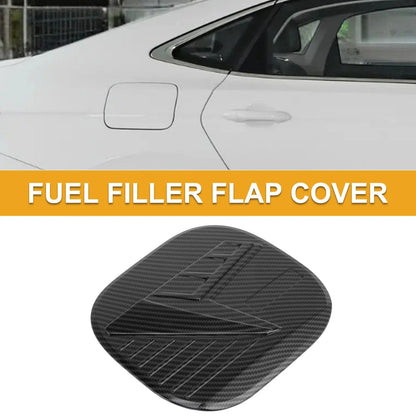 Fuel Tank Door Cap for Hyundai Tucson 2021-2025 Gas Tank Flap Carbon Fiber Black