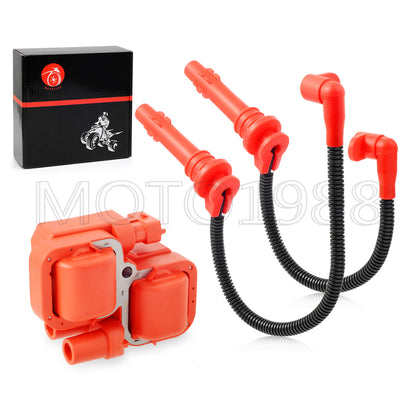 Ignition Coil & Spark Plug Wires for Polaris RZR XP 4 Trail S 900 1000 (2014–2021)