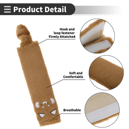 Set of 2 Seat Belt Cover Pads for Universal Fit (26cm)