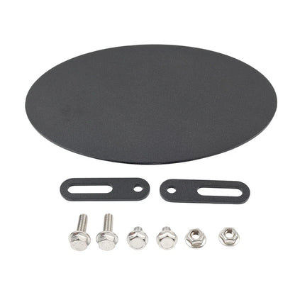 CNC Black Side Number Plate Panel Cover for Motorcycle (Universal)