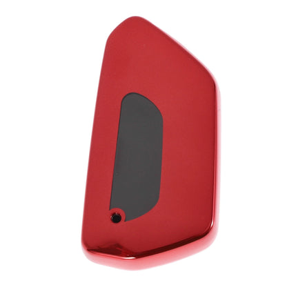 Red TPU Car Key Case for VW Golf 8 (2020–Present) - 3 Buttons