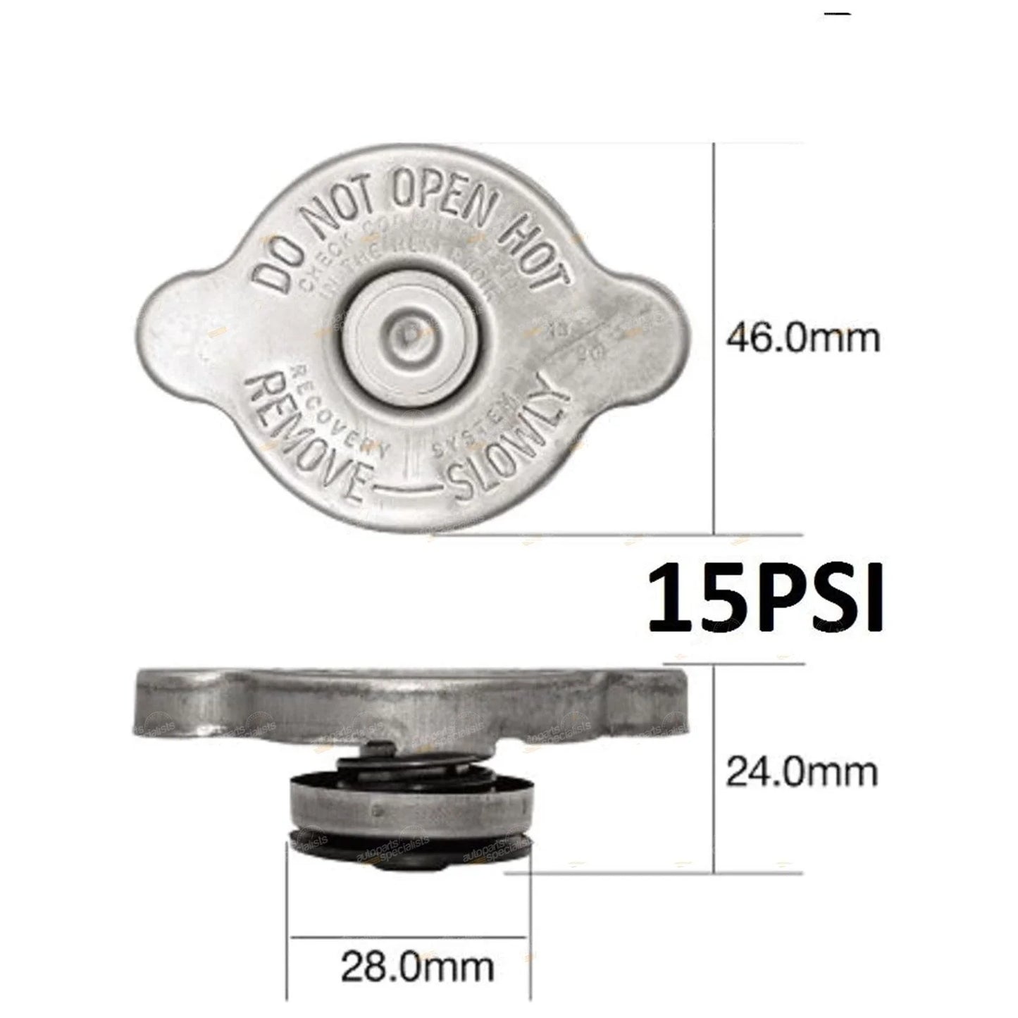 Radiator Cap for Isuzu MU UCS55 4cyl 2.8L 4JB1-T (1990 - 1995)