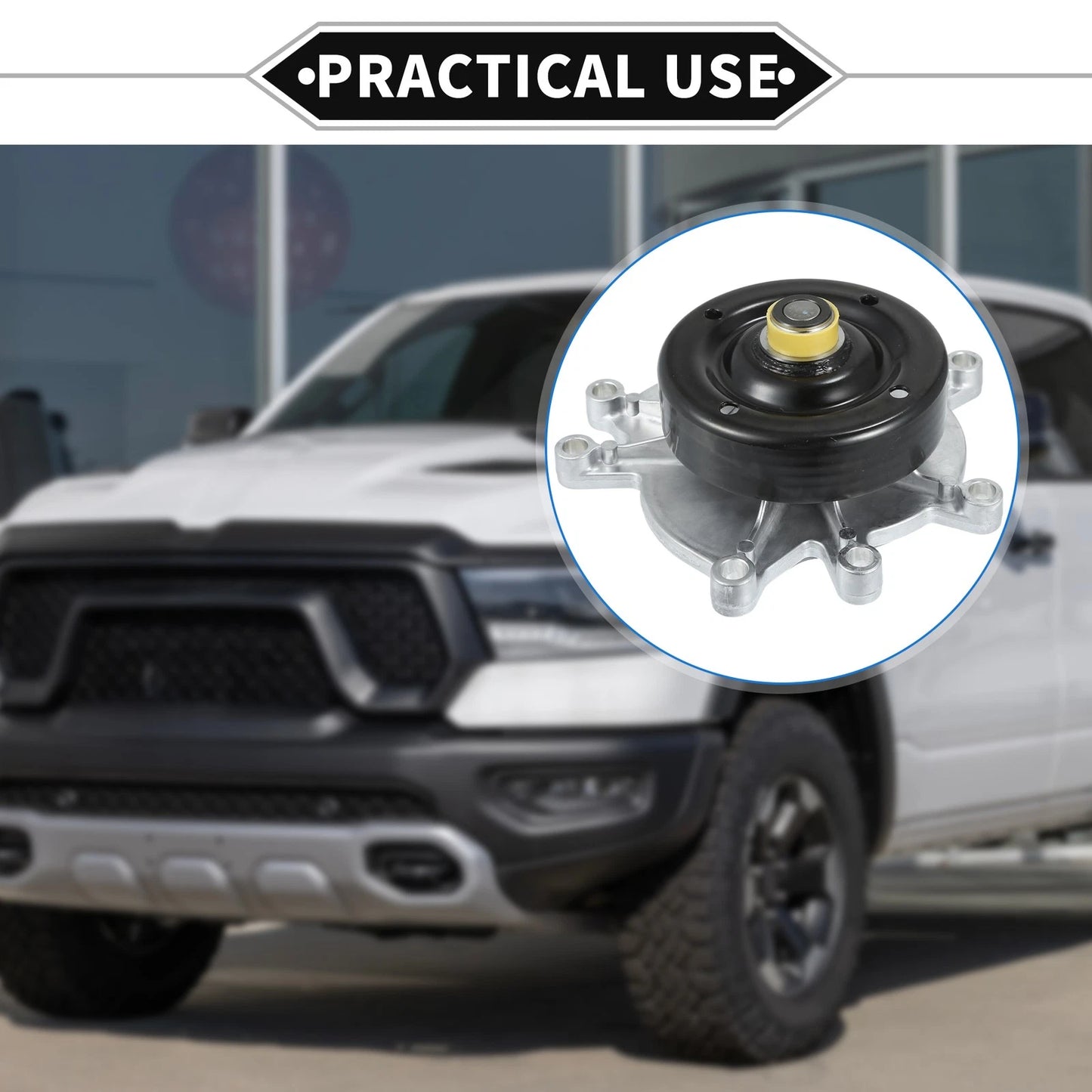 Water Pump for Chrysler Aspen, Dodge Dakota (No. 53021187AC/53020873AC)