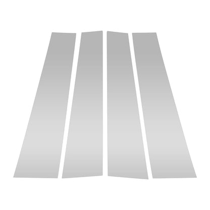 4 Pcs Silver Tone Pillar Window Trim for Dodge Ram (2019-2023)