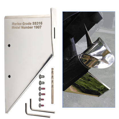 Skeg Guard for Mercury Mercruiser Alpha I (1985–1990) Stainless Steel