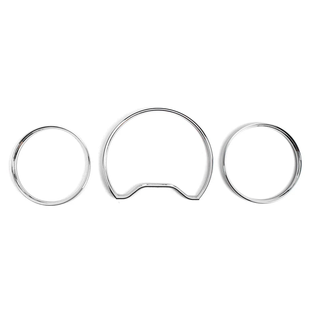 Speedometer Gauge Dial Rings Bezel Trim for Mercedes Benz C E CLK Class (2003-2009)