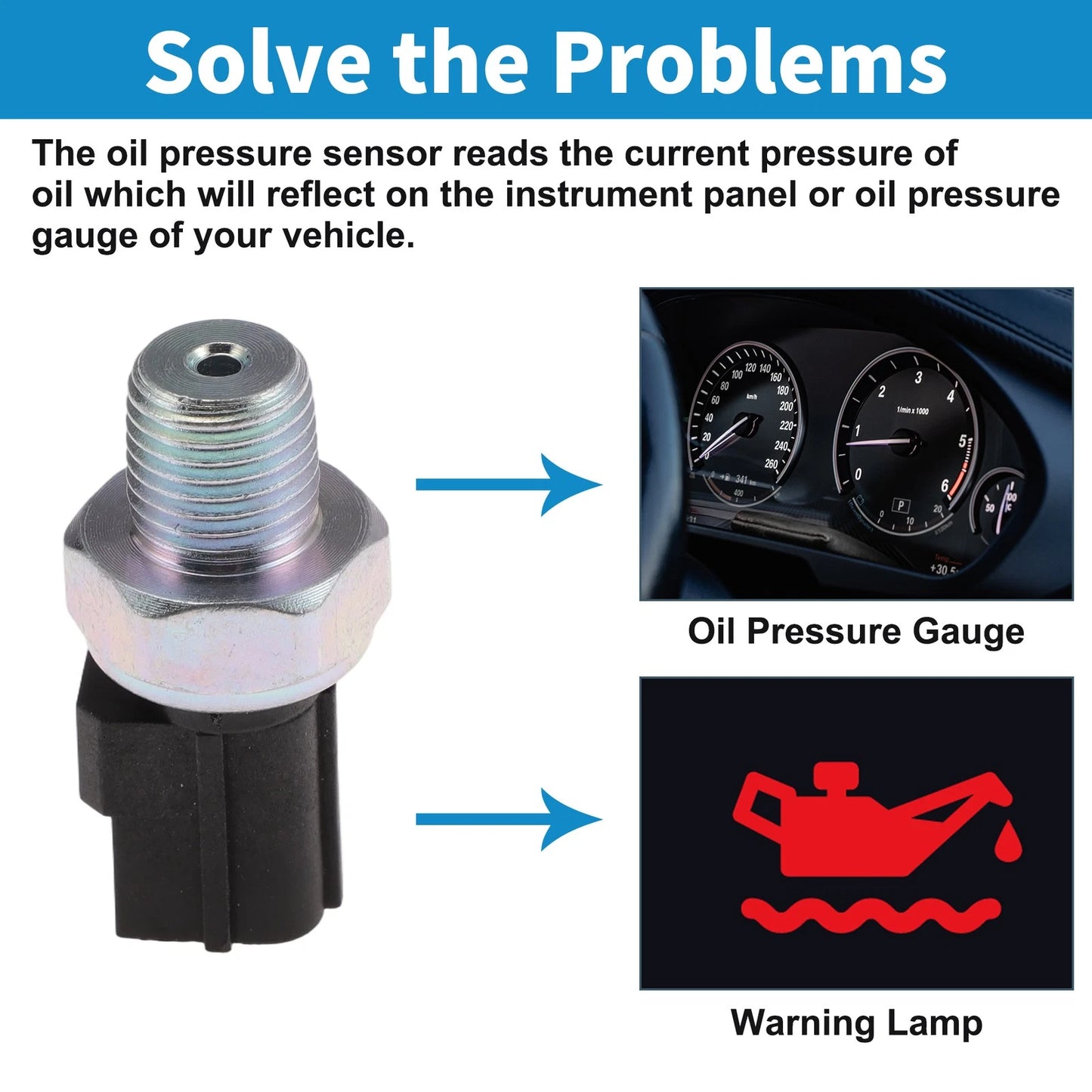 Engine Oil Pressure Sensor No.98AB9278AA for Ford Escape (2001–2004)