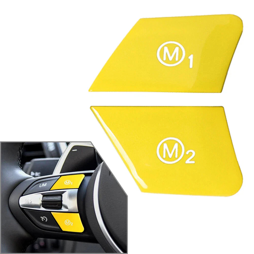Steering Wheel Mode Switch Button Cover for BMW 1 2 3 4 5 6 Series X5 X6 (2004-2023)