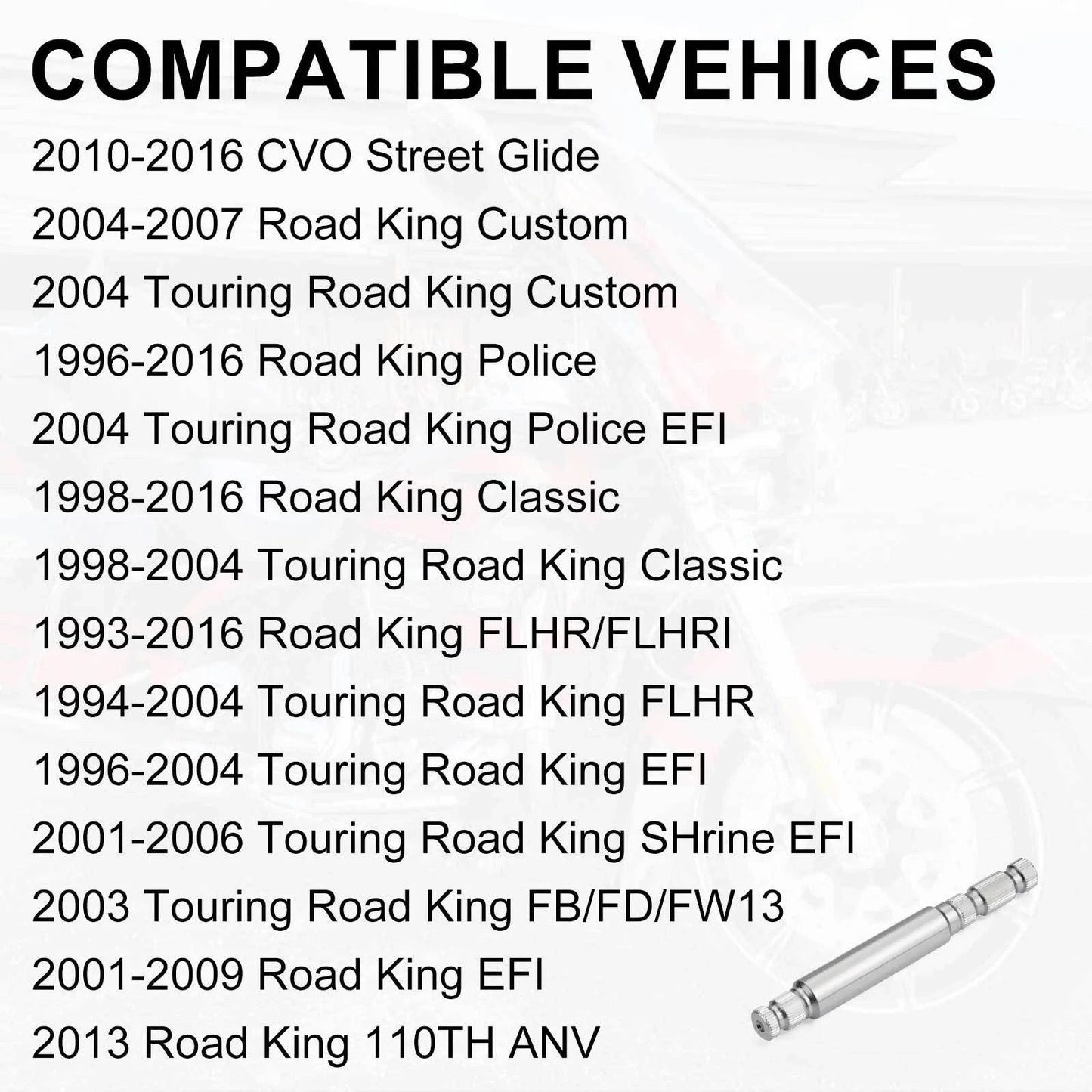 Shifter Shaft for FLHT Touring CVO Street Glide (1984–2016)