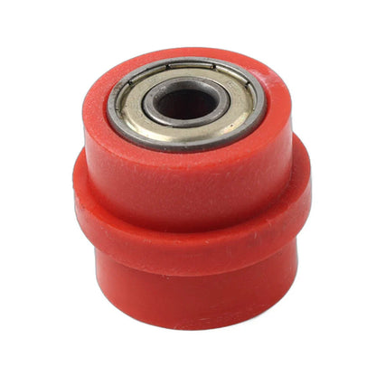 8MM Drive Chain Pulley Tensioner Wheel Guide for Street Bike Red