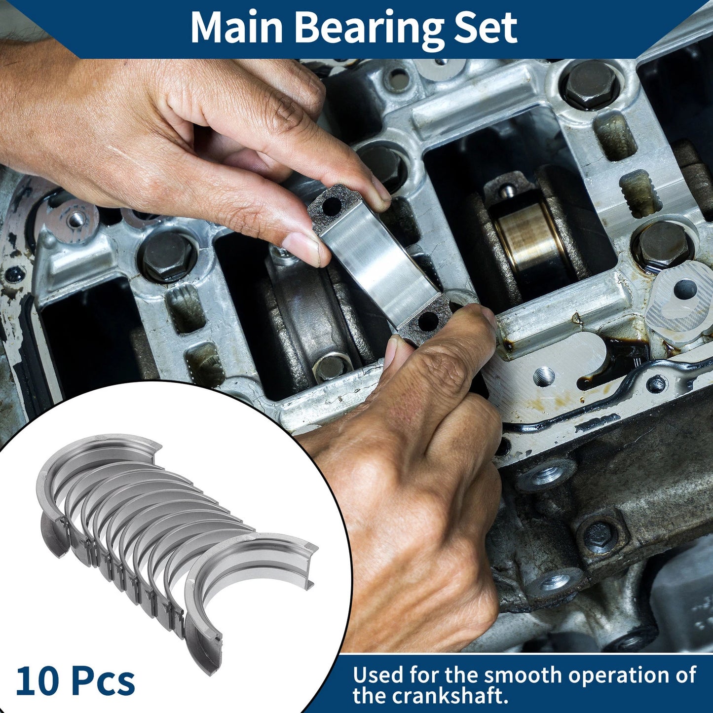Main Bearing Set No. 93742286 for Chevrolet Cruze (2011–2015)