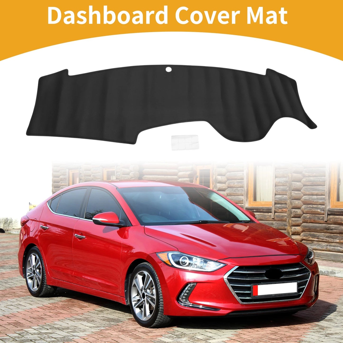 Dashboard Cover for Hyundai Elantra Avante i30 Sedan CN7 (2020–2022) Black