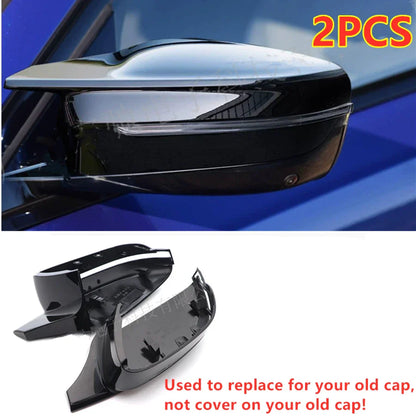 Gloss Black M Style Wing Mirror Covers for BMW 3 Series M340i (2019–2025)