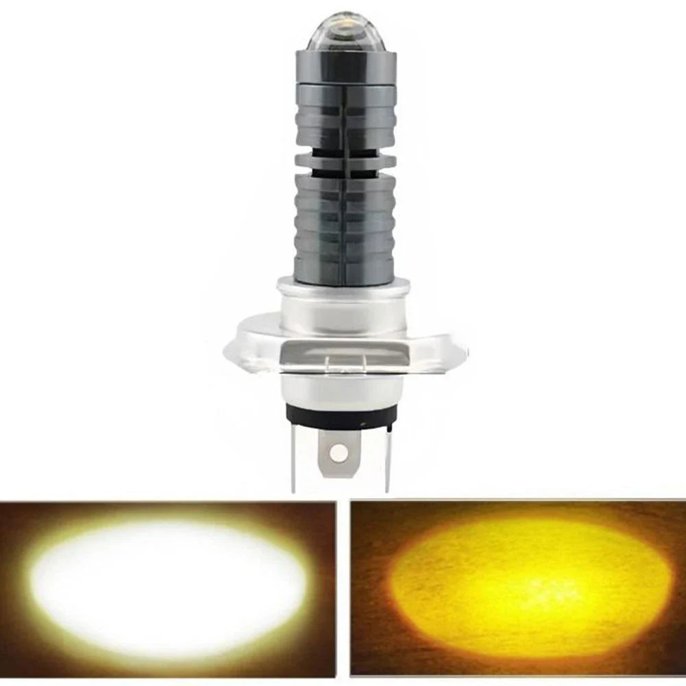 H4/P15D/BA20D Two-color small steel LED light