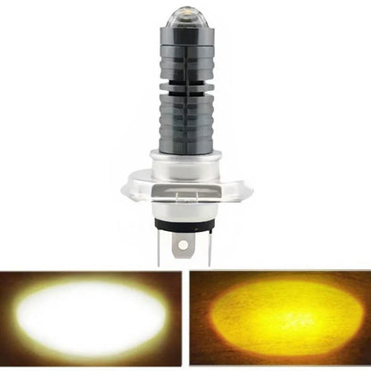 H4/P15D/BA20D Two-color small steel LED light