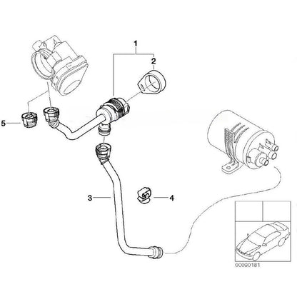 Vapor Canister Purge Valve for BMW 316i 318i 520i X1 X3 (2000–2015)
