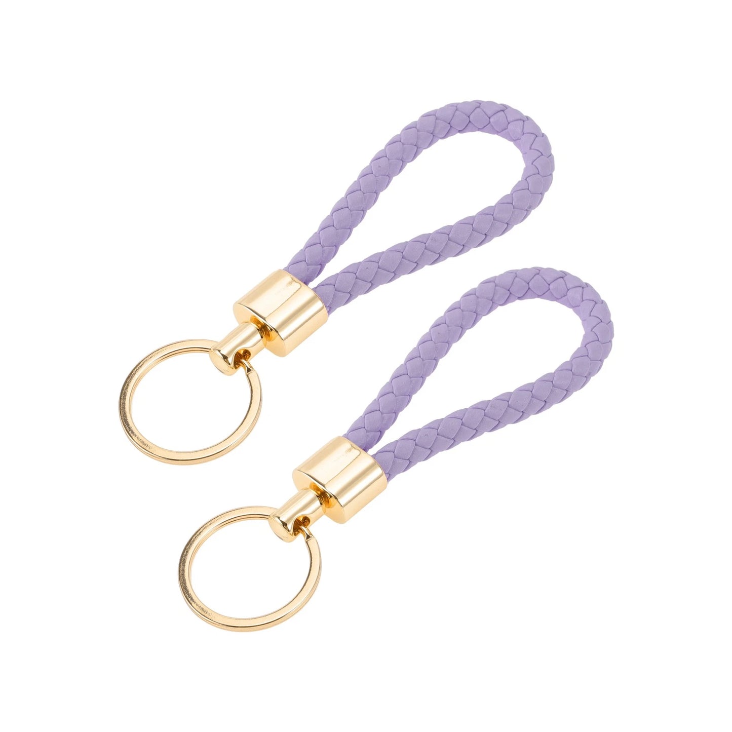 Car Keychain with Ring Zinc Alloy Gold Tone for Universal Use