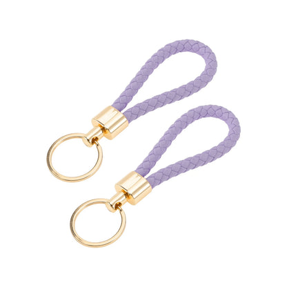 Car Keychain with Ring Zinc Alloy Gold Tone for Universal Use