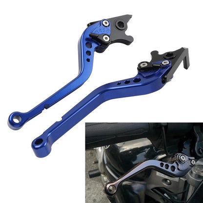 CNC Adjustable Brake Clutch Levers for Yamaha YZF R1 (2009–2014) Blue