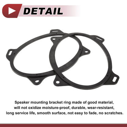 2X Speaker Spacer Ring Adaptor for Toyota Corolla (2009–2013) 6"x9"