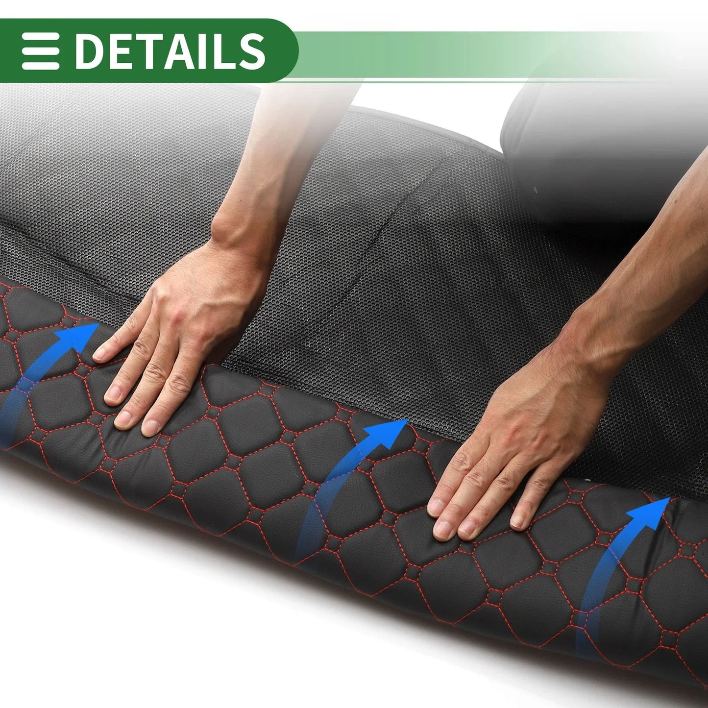 Flat Face Cargo Liner Rear Trunk Mat for Honda CR-V Hybrid (2017-2021) Black XPE