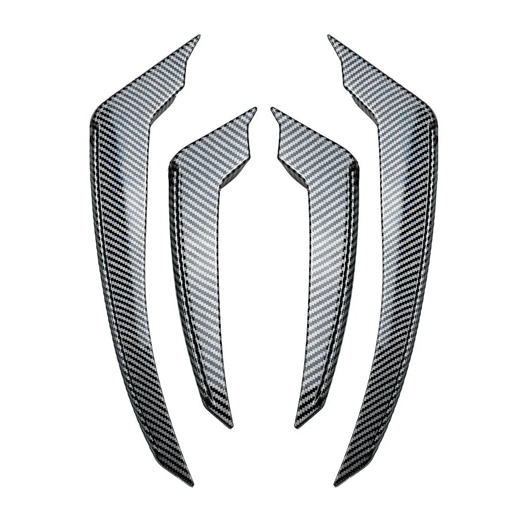 Front Bumper Side Fin Canards Splitter for Alfa Romeo Stelvio (2017–2025)