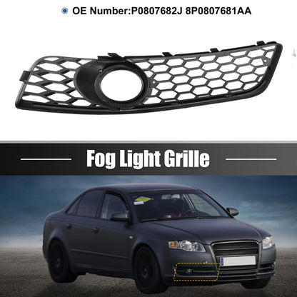 Pair P0807682J Fog Light Grille Covers for Audi A3 8P (2009–2013)