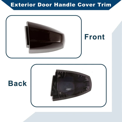 Door Handle Cover Trim for BMW X1 X5 F15 X6 (2014 - 2019) Brown ABS