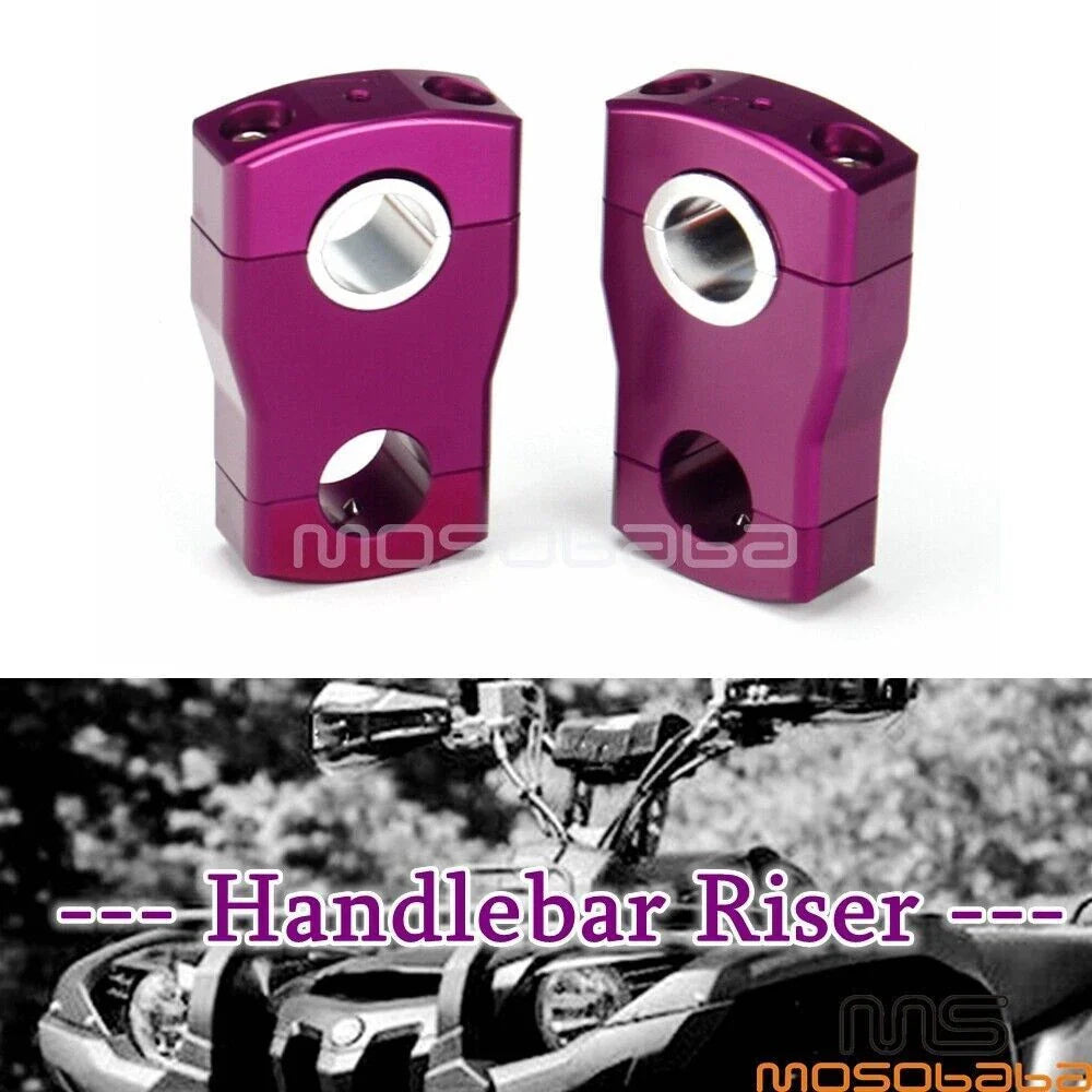 7/8" 1-1/8" Handlebar Risers for Polaris Yamaha Snowmobiles