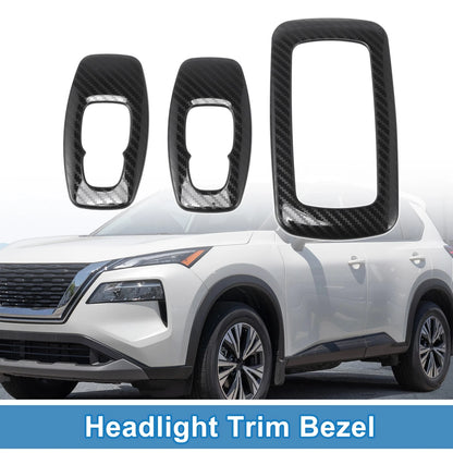 Headlight Trim Bezel for Nissan Rogue (2021–2024) ABS