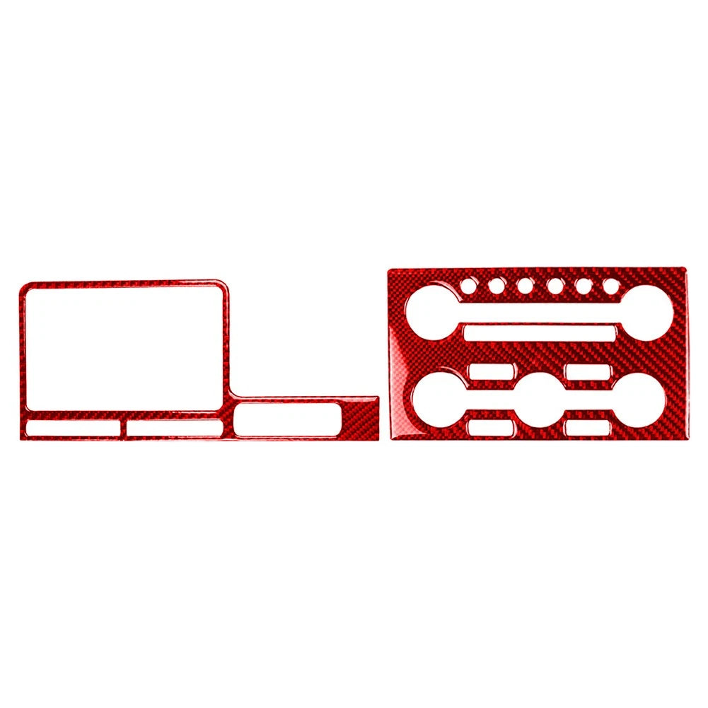Carbon Fiber Gear Shift Knob Cover Trim for Nissan GTR R35 (2008–2016) Red
