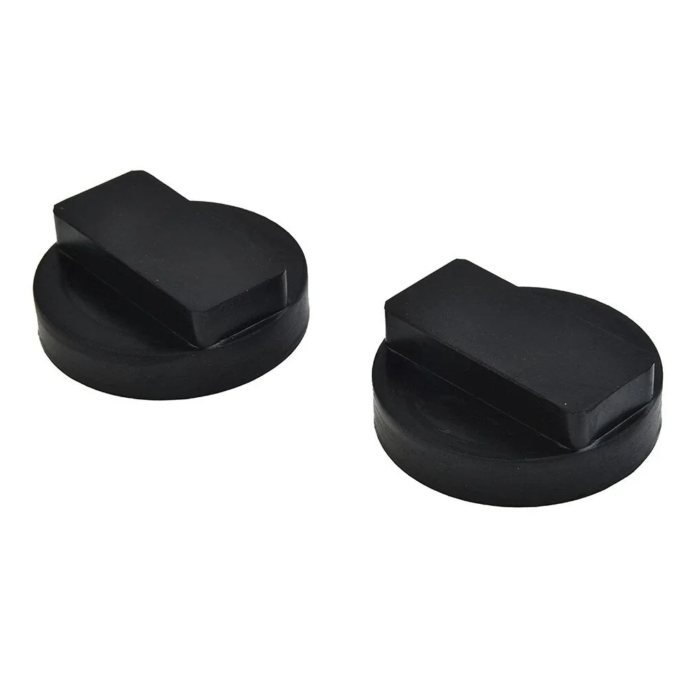 2 x Rubber Jacking Point Pad Adaptor Black for BMW 3/4/5 Series