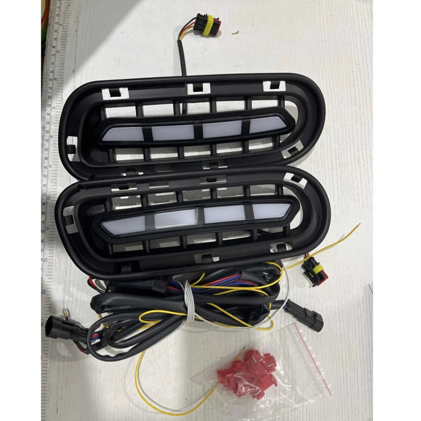 2 x LED DRL Fog Lights for Kia Stinger (2018–2022)