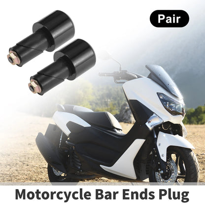 1 Pair Iron Rubber Handlebar Grip End Plug for Honda CB500 (2013–2023)