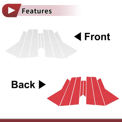Door Pillar Window Trim for Porsche Cayenne (2018–2023)