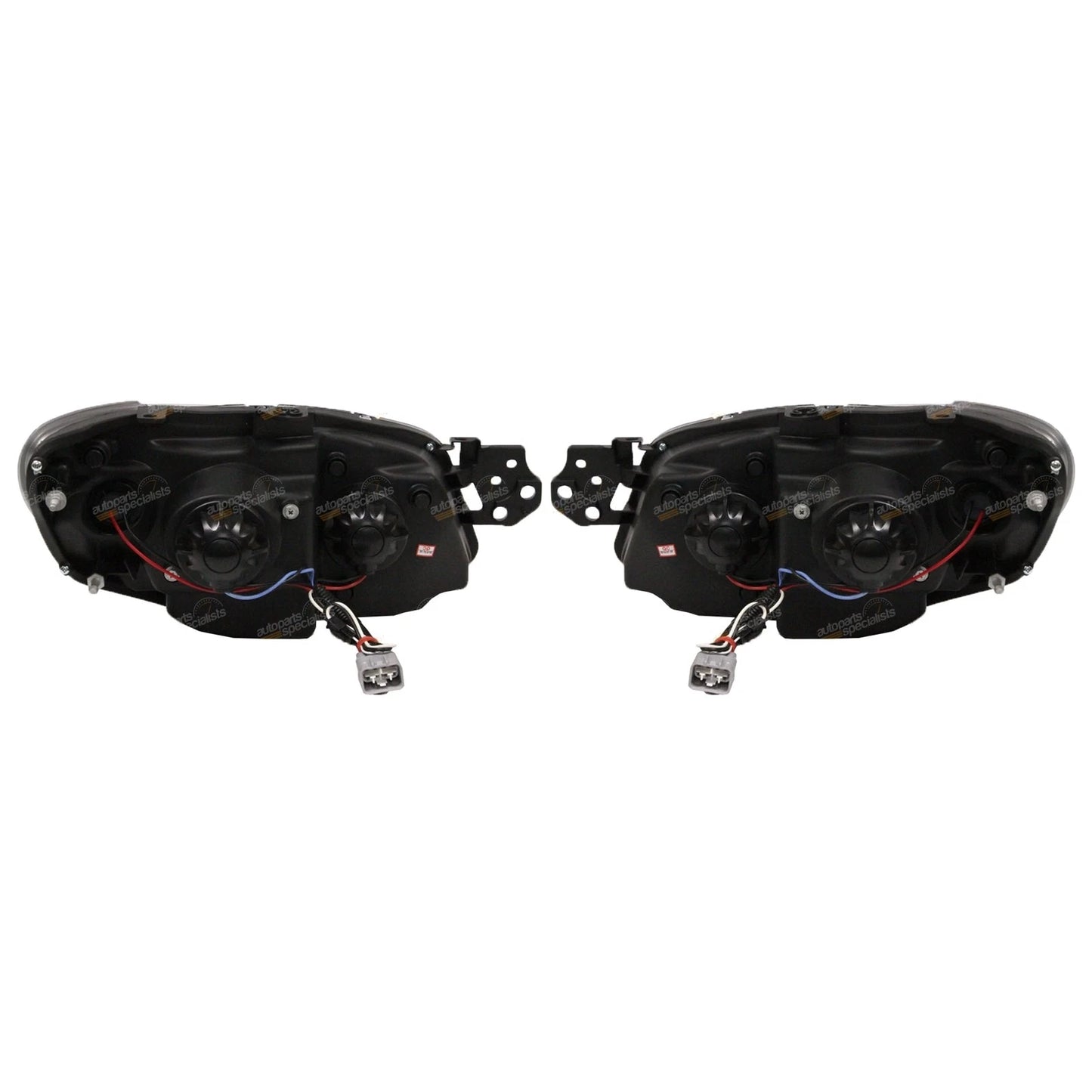 Set of 2 Chrome LED Projector Headlights for Subaru Impreza (2005–2007)