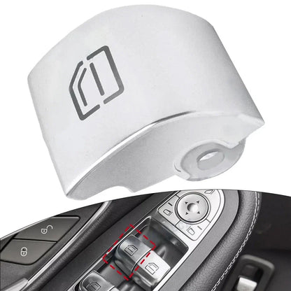 Custom Fitment Silver Window Switch Button Cover for Mercedes C Class