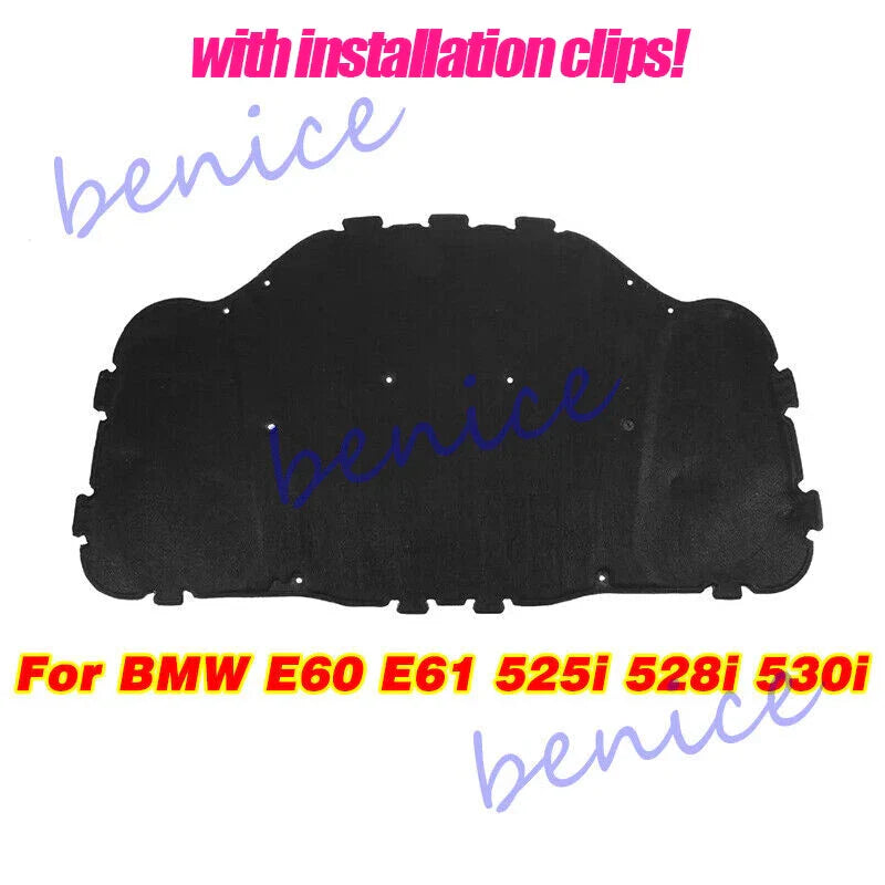 Engine Hood Insulation Pad for BMW E60 E61 (2003–2010)