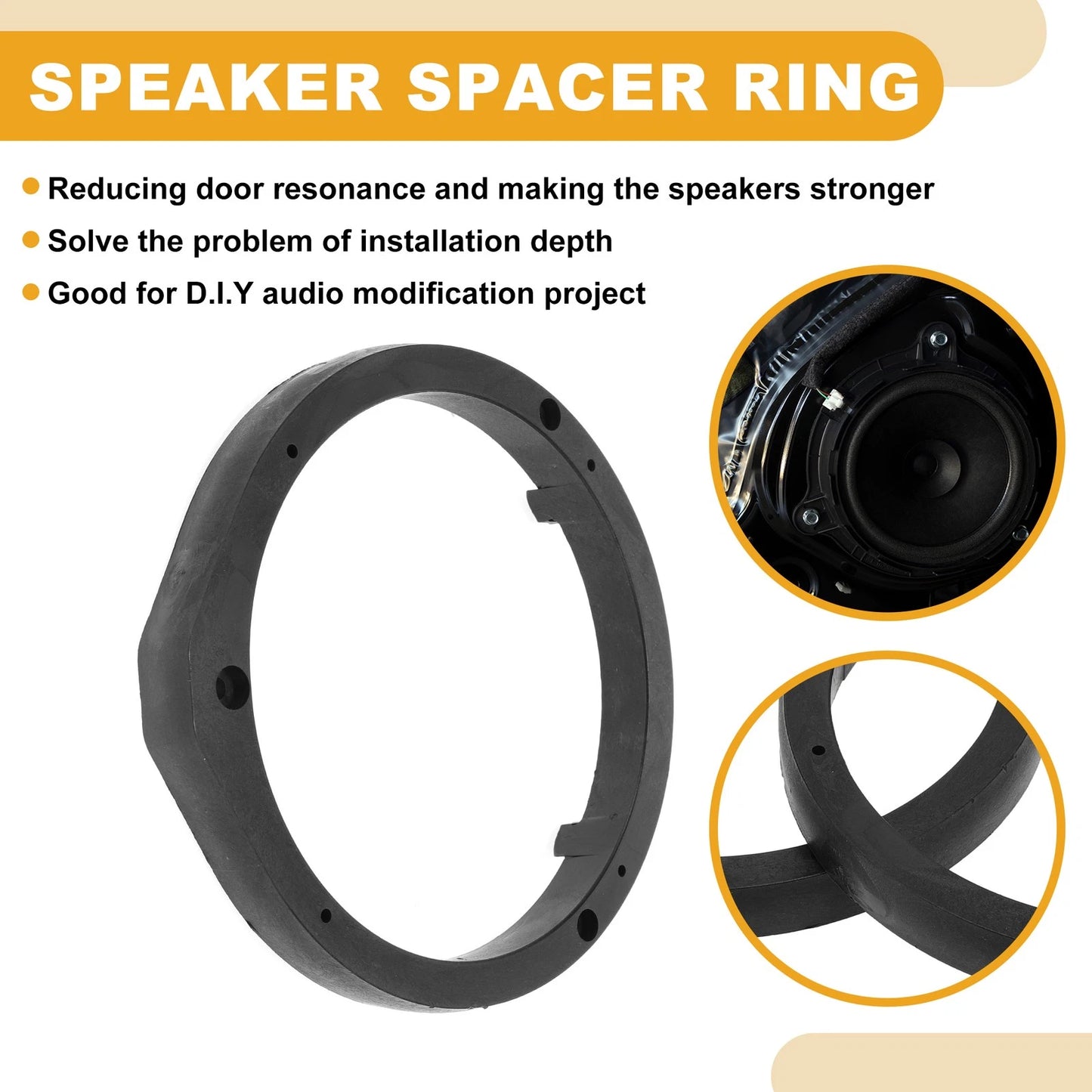 Set of 2 Speaker Spacer Rings for Honda Odyssey (2009–2021)
