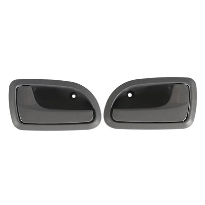 Gray Inside Door Handle Pair for Kia Picanto Morning (2008-2010)