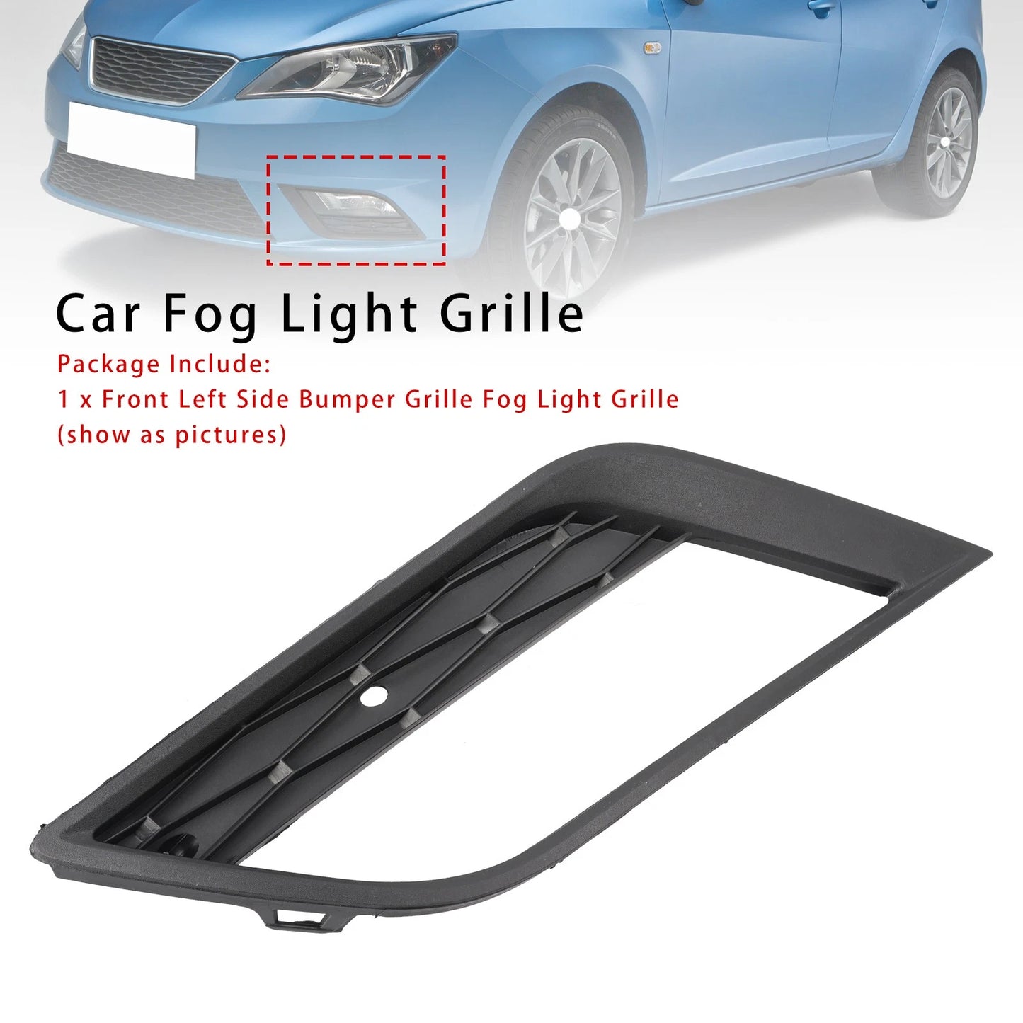 Fog Light Left 6J0853665F for Seat Ibiza (2013–2016)